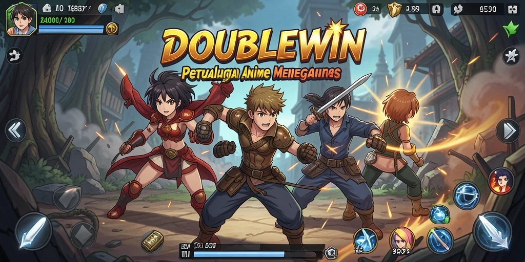 Gameplay DOUBLEWIN yang seru dan grafis menarik.