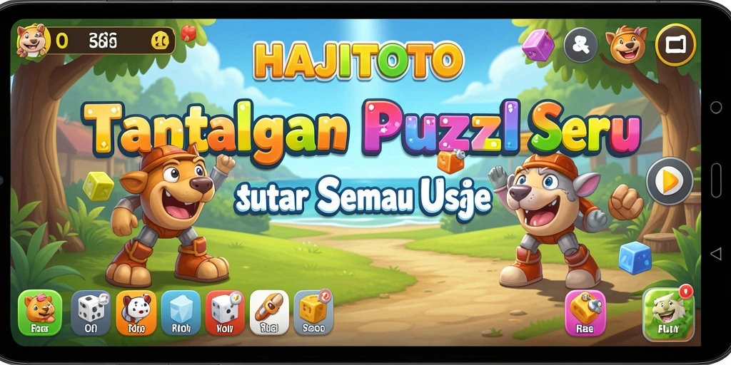 Tampilan gameplay <strong>HAJITOTO</strong> yang menarik dengan puzzle menantang.