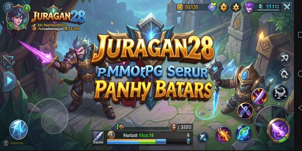 Gameplay seru JURAGAN28 yang penuh petualangan MMORPG.