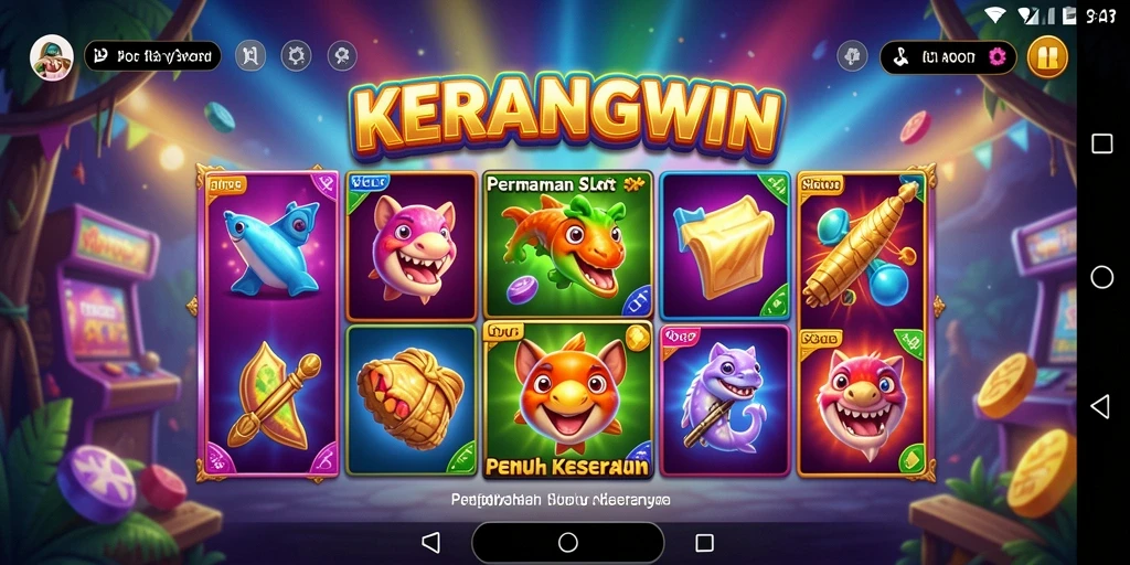 Screenshot menampilkan gameplay menarik dari KERANGWIN.