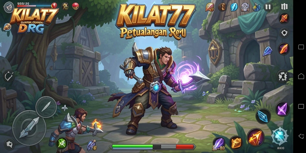 Tampilan menarik dari gameplay RPG KILAT77 yang mendebarkan.
