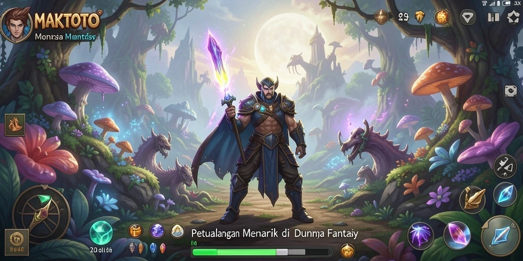 Gameplay menarik di dunia fantasi MAKTOTO.