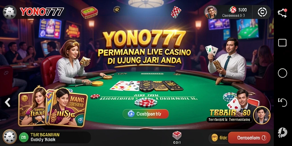 Tampilan gameplay langsung di YONO777 yang memukau.